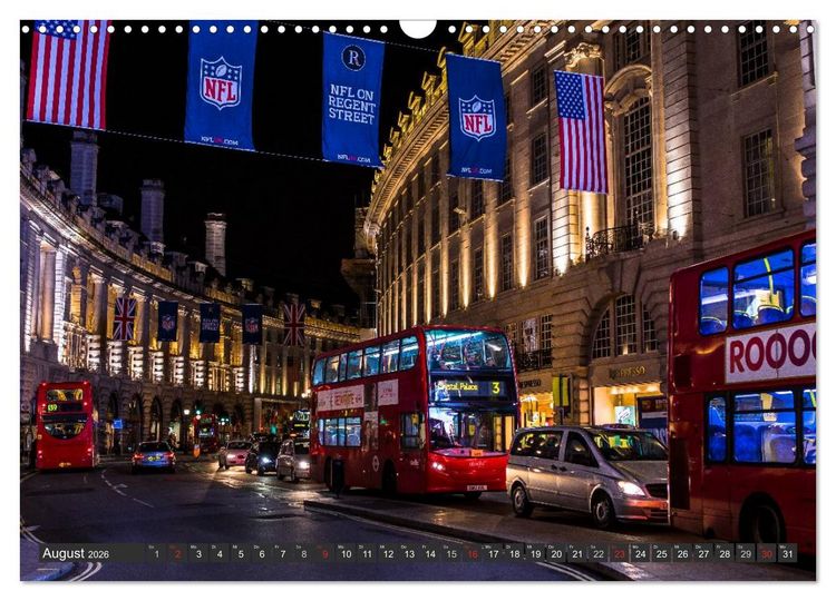 Produktbild: London Light (Wandkalender 2026 DIN A3 quer), CALVENDO Monatskalender