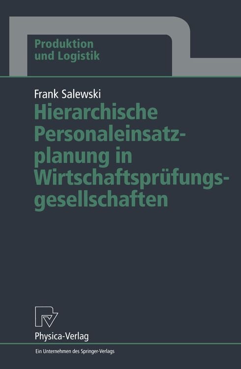 Produktbild: Hierarchische Personaleinsatzplanung in Wirtschaftsprüfungsgesellschaften