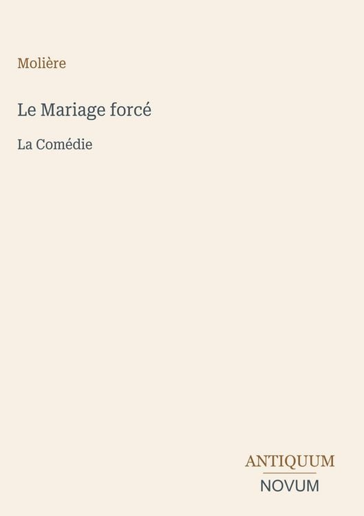 Produktbild: Le Mariage forc&eacute;