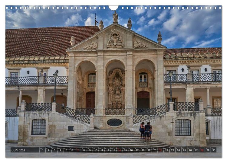 Produktbild: Portugal - Bilder dreier St&auml;dte (Wandkalender 2026 DIN A3 quer), CALVENDO Monatskalender
