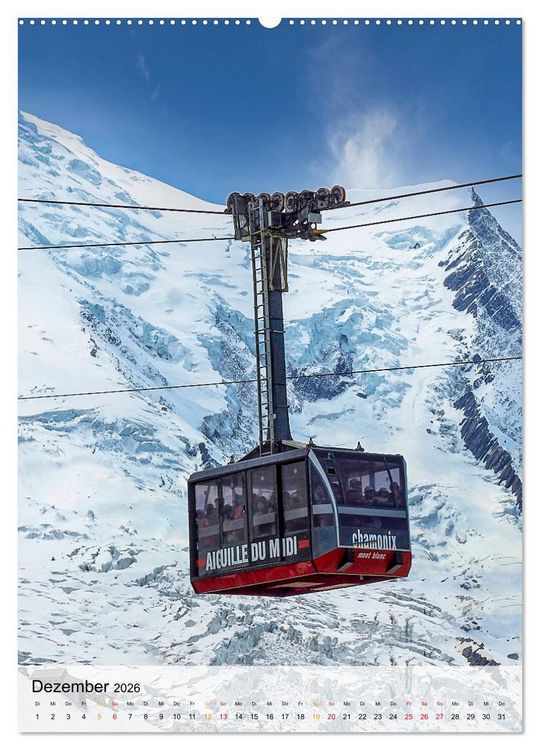 Produktbild: Nervenkitzel Seilbahn (hochwertiger Premium Wandkalender 2026 DIN A2 hoch), Kunstdruck in Hochglanz