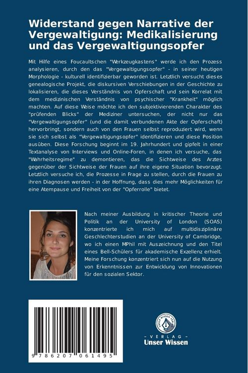 Produktbild: Widerstand gegen Narrative der Vergewaltigung: Medikalisierung und das Vergewaltigungsopfer