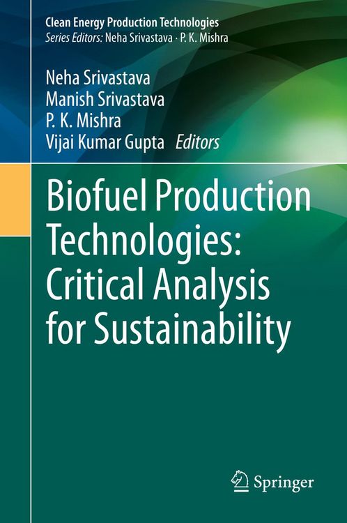 Produktbild: Biofuel Production Technologies: Critical Analysis for Sustainability