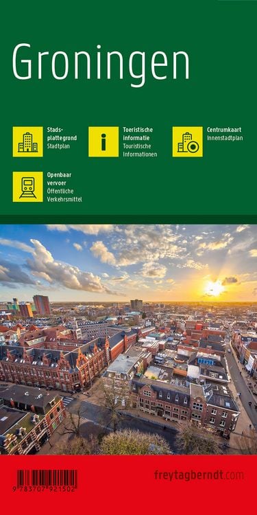 Produktbild: Groningen, Stadtplan 1:20.000, freytag & berndt