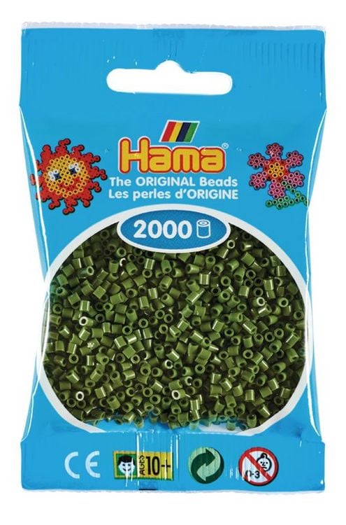 Produktbild: Mini-Perlen, 2000St. Helle Olive