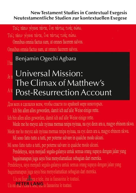 Produktbild: Universal Mission: The Climax of Matthew&rsquo;s Post-Resurrection Account