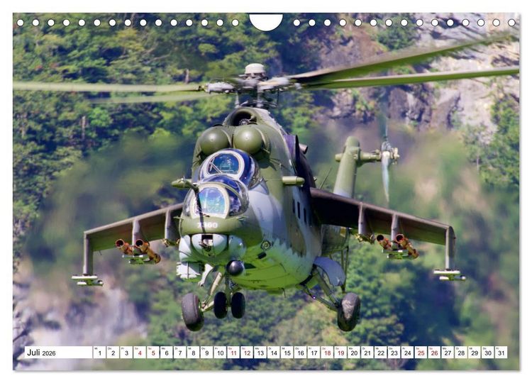 Produktbild: Hubschrauber in Action (Wandkalender 2026 DIN A4 quer), CALVENDO Monatskalender