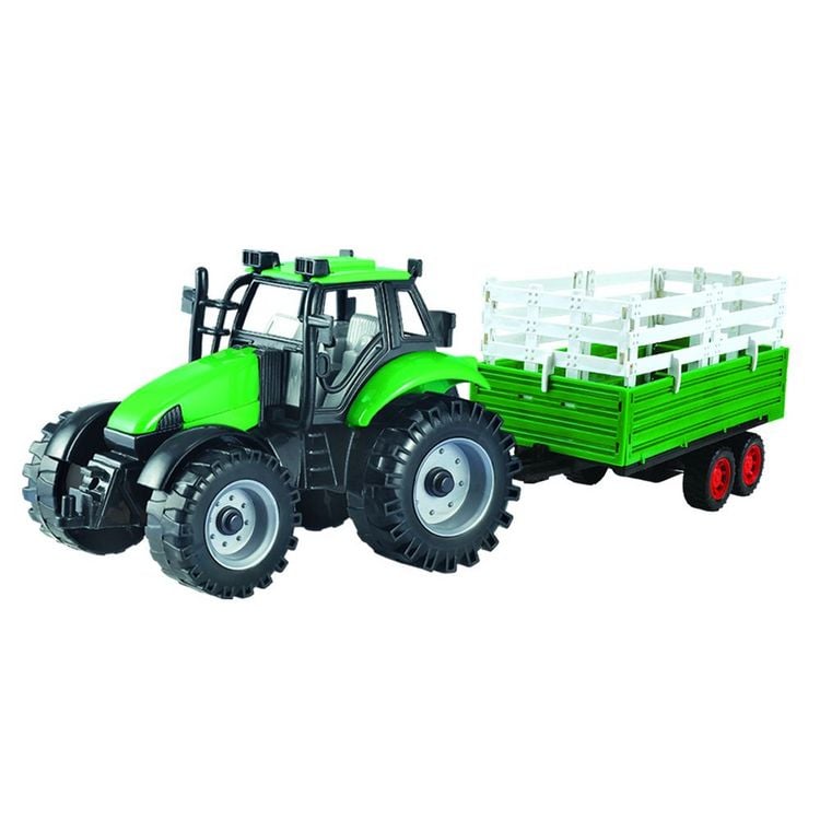 Produktbild: Idena Traktor mit Anh&auml;nger 8fach sortiert