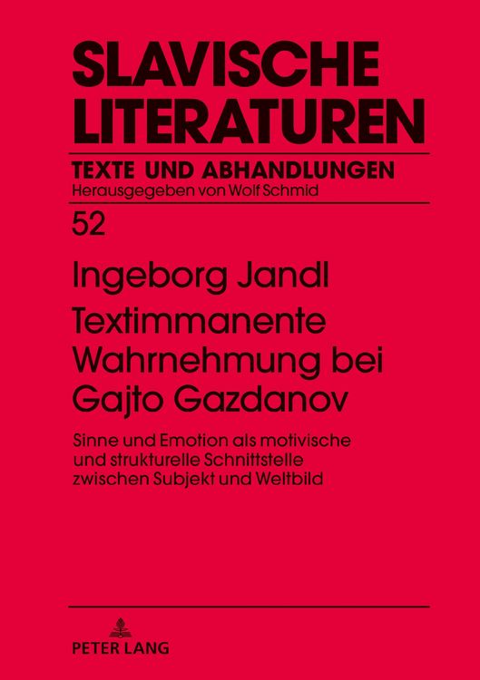 Produktbild: Textimmanente Wahrnehmung bei Gajto Gazdanov