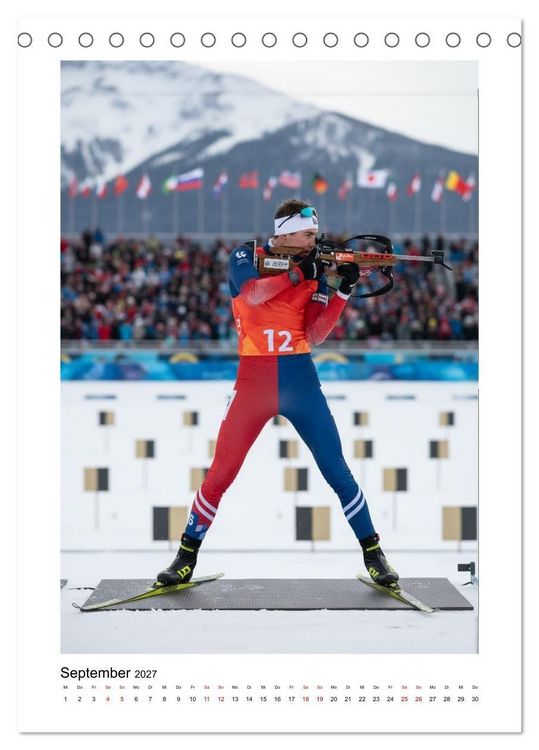 Produktbild: Wintersport Adrenalin (Tischkalender 2027 DIN A5 hoch), CALVENDO Monatskalender