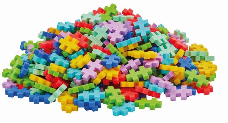Produktbild: PLUS PLUS 240 Kreativ Bausteine Tropical