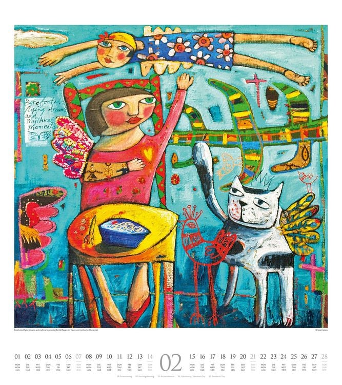 Produktbild: Naive Malerei Kalender 2027