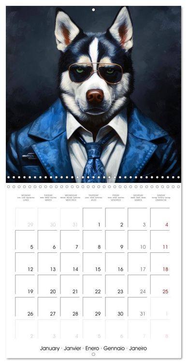 Produktbild: Gangster Paws (Wall Calendar 2026 12 &times; 12 Inch) CALVENDO 12 Month Wall Calendar