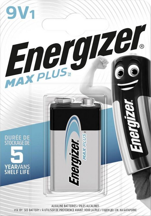 Produktbild: Energizer Max Plus 9 V Block-Batterie Alkali-Mangan 9 V 1 St.