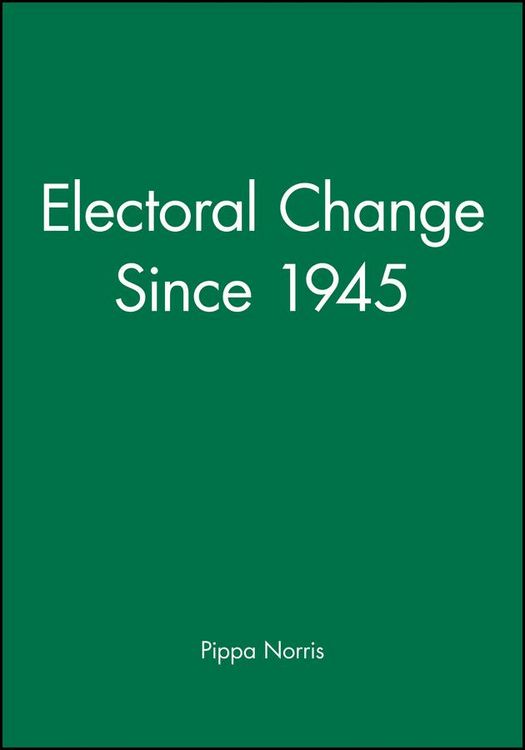 Produktbild: Norris, P: Electoral Change Since 1945