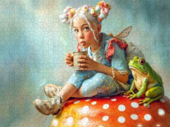Produktbild: CALVENDO Puzzle Fr&ouml;sche | 1000 Teile Lege-Gr&ouml;&szlig;e 64x48cm Foto-Puzzle f&uuml;r gl&uuml;ckliche Stunden