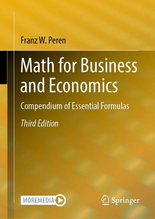 Produktbild: Math for Business and Economics