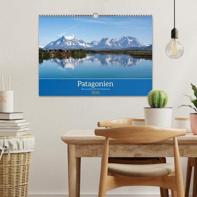 Produktbild: Patagonien - Eine Landschaft der Kontraste (Wandkalender 2026 DIN A3 quer), CALVENDO Monatskalender