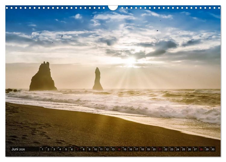 Produktbild: ISLAND Ein fantastisches Erlebnis (Wandkalender 2026 DIN A3 quer), CALVENDO Monatskalender