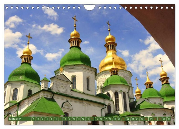 Produktbild: Kiew - Hauptstadt der Ukraine (Wandkalender 2027 DIN A4 quer), CALVENDO Monatskalender