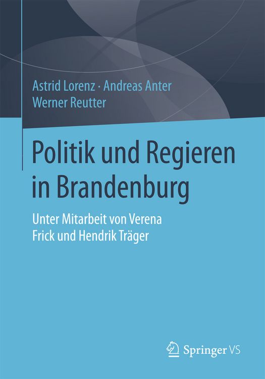Produktbild: Politik und Regieren in Brandenburg