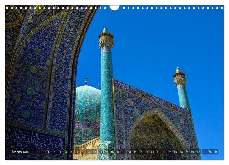 Produktbild: A journey through Iran (Wall Calendar 2026 DIN A3 landscape), CALVENDO 12 Month Wall Calendar