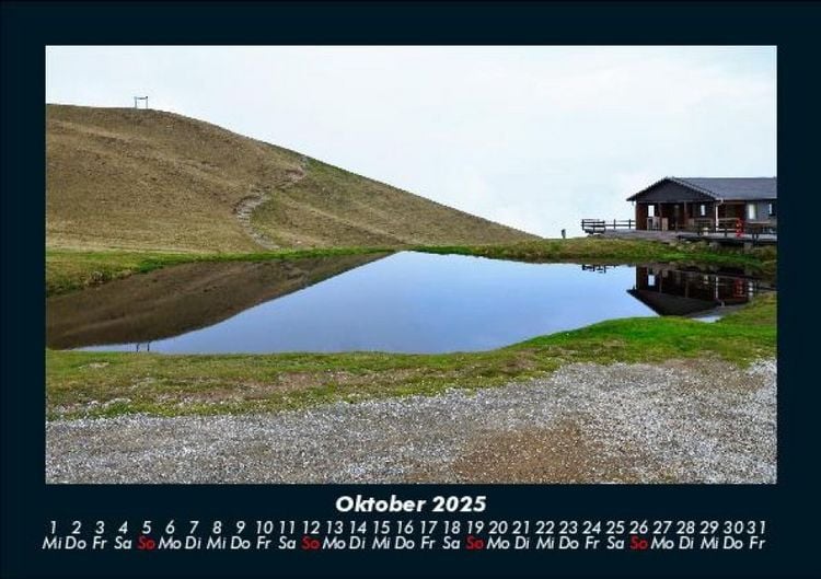 Produktbild: Bergige Welten 2025 Fotokalender DIN A5