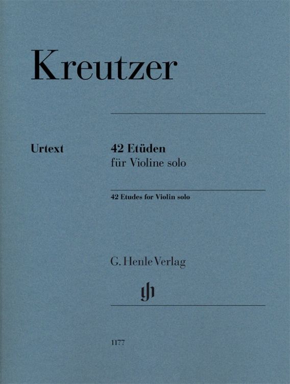 Produktbild: Rodolphe Kreutzer - 42 Et&uuml;den f&uuml;r Violine solo