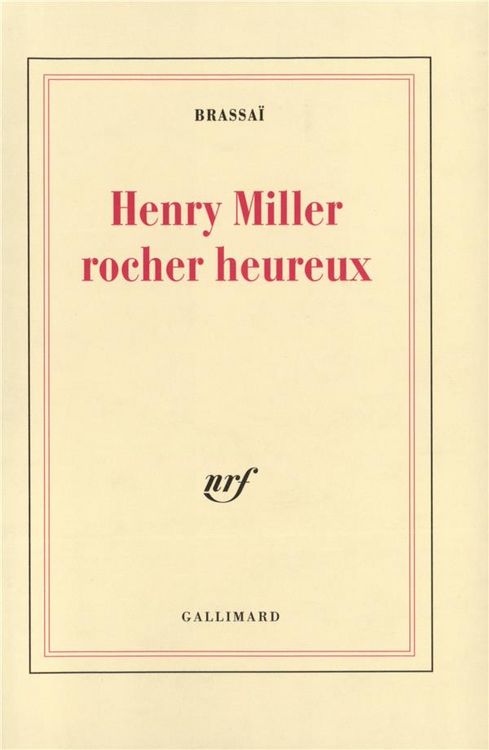 Produktbild: Henry Miller grandeur nature