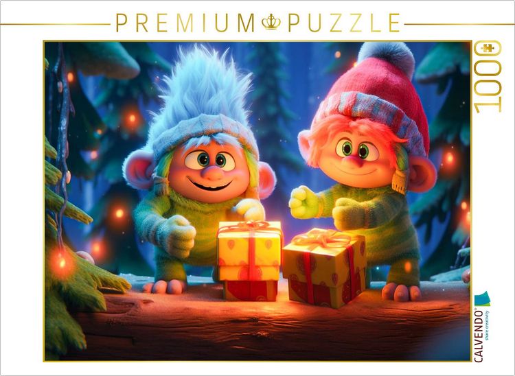 Produktbild: CALVENDO Puzzle ... der Weihnachtsmann war da | 1000 Teile Lege-Gr&ouml;&szlig;e 64x48cm Foto-Puzzle f&uuml;r gl&uuml;ckliche Stunden