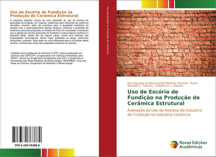 Produktbild: Uso de Esc&oacute;ria de Fundi&ccedil;&atilde;o na Produ&ccedil;&atilde;o de Cer&acirc;mica Estrutural
