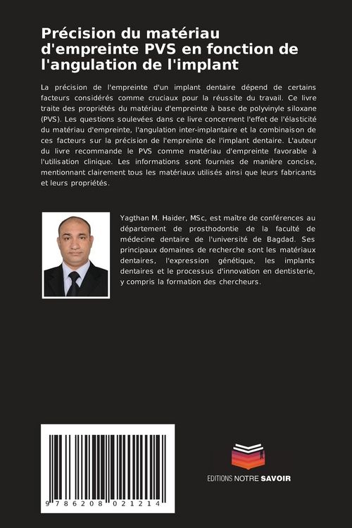 Produktbild: Pr&eacute;cision du mat&eacute;riau d'empreinte PVS en fonction de l'angulation de l'implant