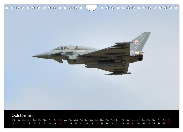 Produktbild: The Mighty Eurofighter Typhoon (Wall Calendar 2027 DIN A4 landscape), CALVENDO 12 Month Wall Calendar