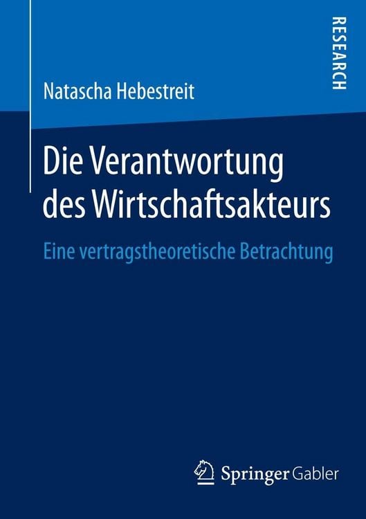Produktbild: Die Verantwortung des Wirtschaftsakteurs