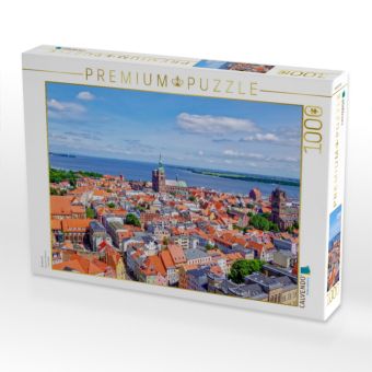Produktbild: CALVENDO Puzzle Stralsund | 1000 Teile Lege-Gr&ouml;&szlig;e 64x48cm Foto-Puzzle f&uuml;r gl&uuml;ckliche Stunden