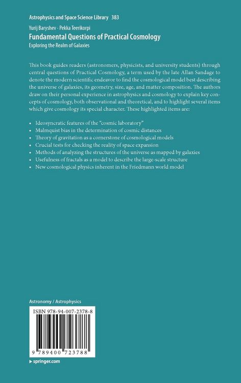 Produktbild: Fundamental Questions of Practical Cosmology