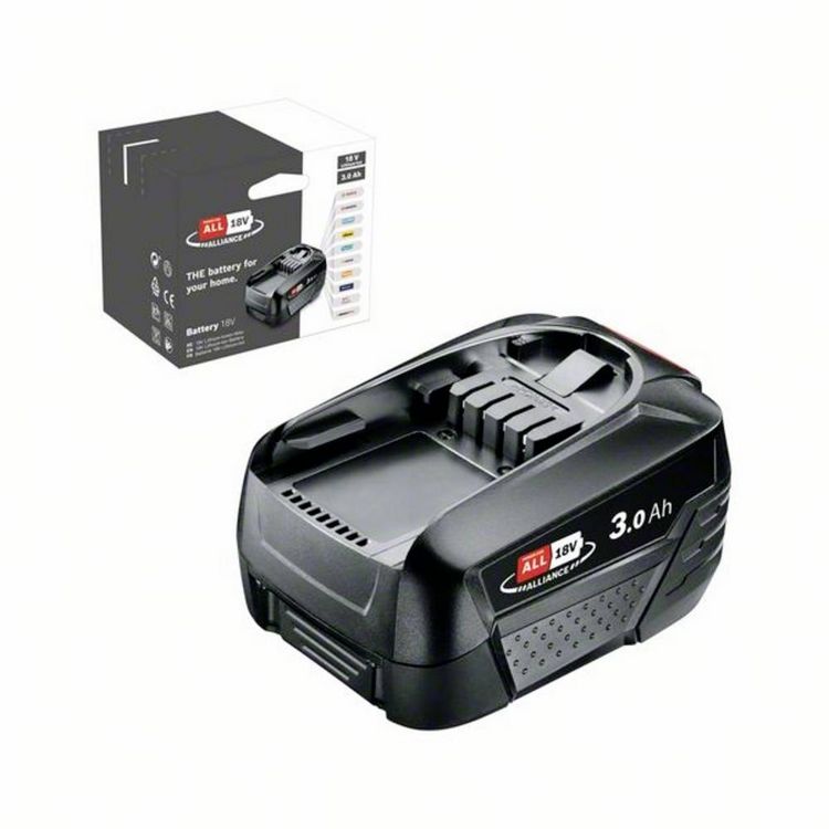 Produktbild: Bosch Home and Garden 1600A02P4P 1600A02P4P Werkzeug-Akku 18V 3Ah Li-Ion
