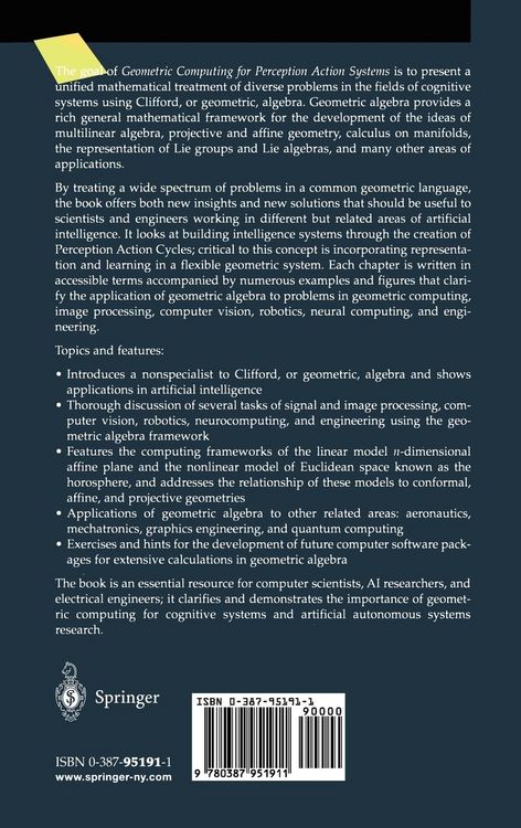 Produktbild: Geometric Computing for Perception Action Systems