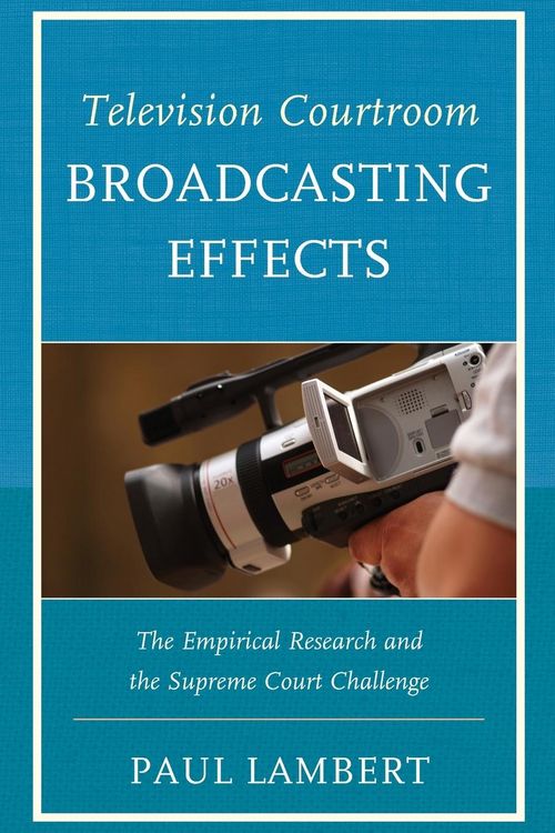 Produktbild: Television Courtroom Broadcasting Effects