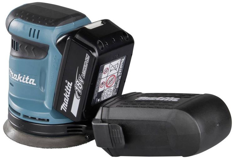 Produktbild: Makita DBO180Z Akku-Exzenterschleifer ohne Akku, ohne Ladeger&auml;t 18V &Oslash; 125mm