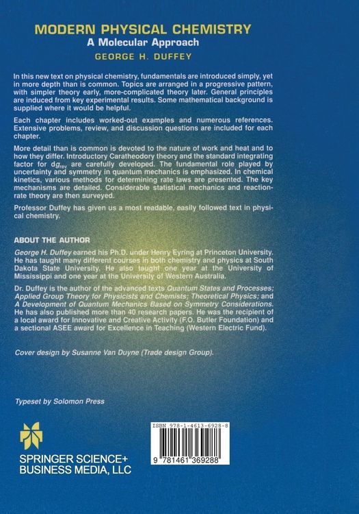 Produktbild: Modern Physical Chemistry