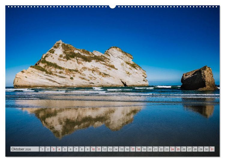Produktbild: Neuseeland - Landschaftstr&auml;ume (Wandkalender 2026 DIN A2 quer), CALVENDO Monatskalender