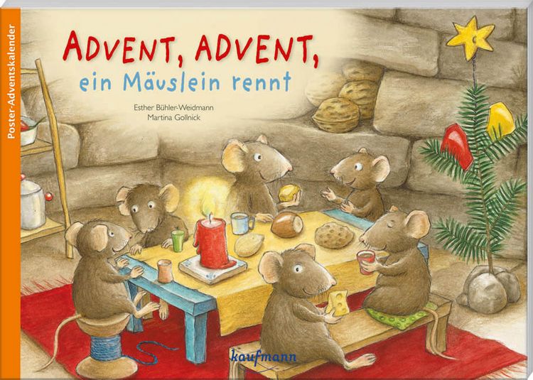 Produktbild: Advent, Advent, ein M&auml;uslein rennt. Ein Poster-Adventskalender zum Vorlesen