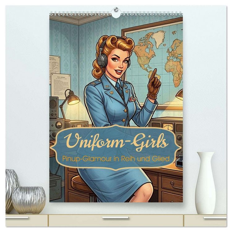 Produktbild: Uniform-Girls (hochwertiger Premium Wandkalender 2027 DIN A2 hoch), Kunstdruck in Hochglanz