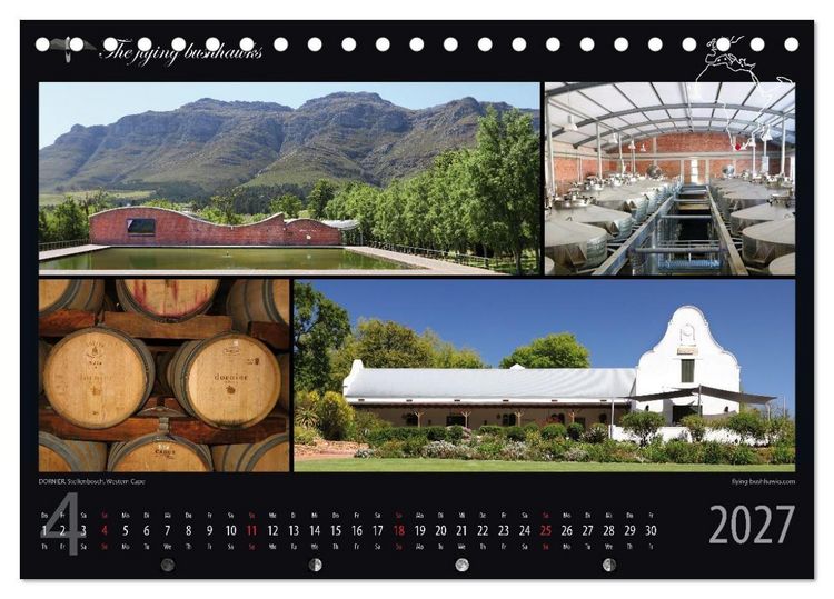 Produktbild: Wein & Architektur 2027 (Tischkalender 2027 DIN A5 quer), CALVENDO Monatskalender