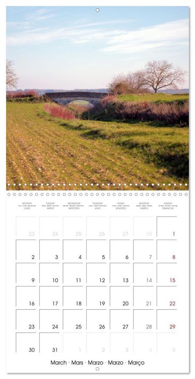 Produktbild: Les couleurs de la Vienne (Calendrier mural carr&eacute; 2026 30x30 cm) Calendrier double avec une page pour vos prises de notes