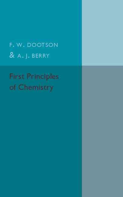 Produktbild: First Principles of Chemistry