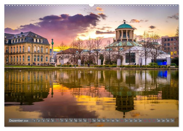 Produktbild: Historisches Stuttgart 2026 (Wandkalender 2026 DIN A2 quer), CALVENDO Monatskalender
