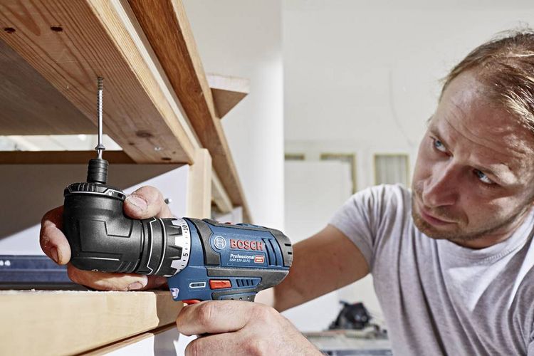 Produktbild: Bosch Professional GSR 12V-15 FlexiClick 06019F6000 Akku-Bohrschrauber 12 V 2 Ah Li-Ion inkl. 2. Akku, inkl. Ladeger&auml;t, mit Zubeh&ouml;r, inkl. Koffer