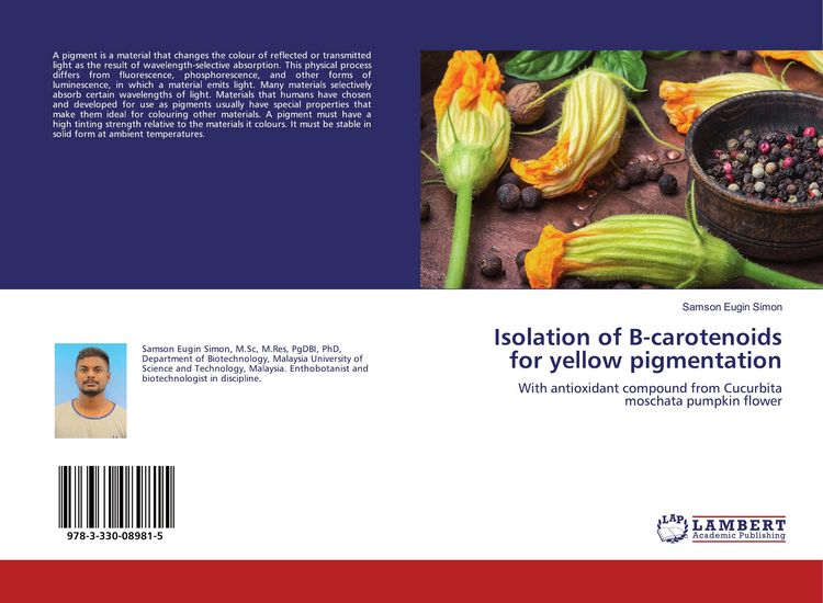Produktbild: Isolation of B-carotenoids for yellow pigmentation